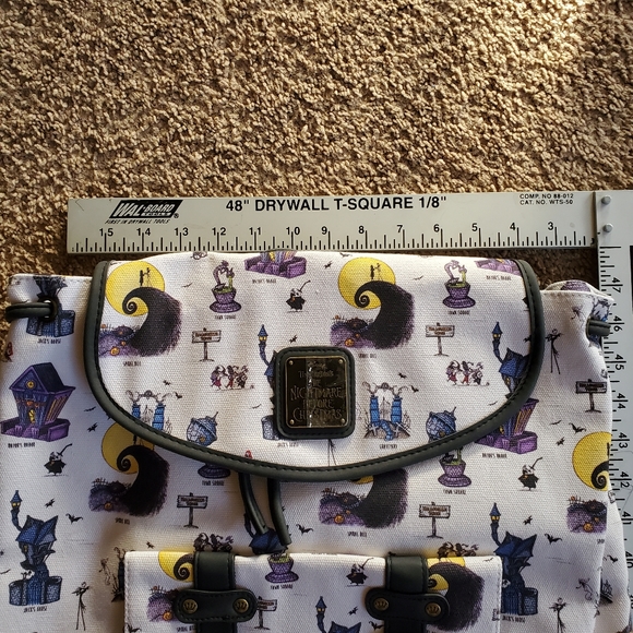 LOUNGEFLY Nightmare Before Christmas Halloween Town Backpack - Picture 7 of 15